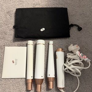 T3 White and Copper Styling Wand Set